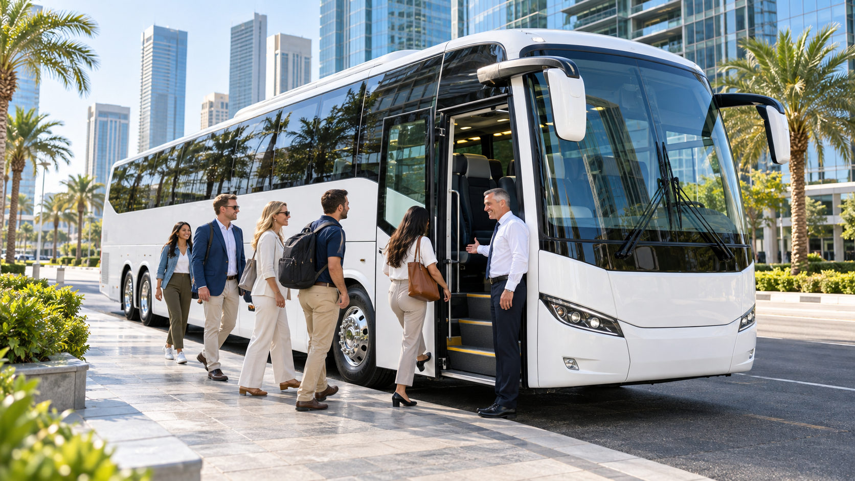 Daily Disposal Coach Hire in Dubai