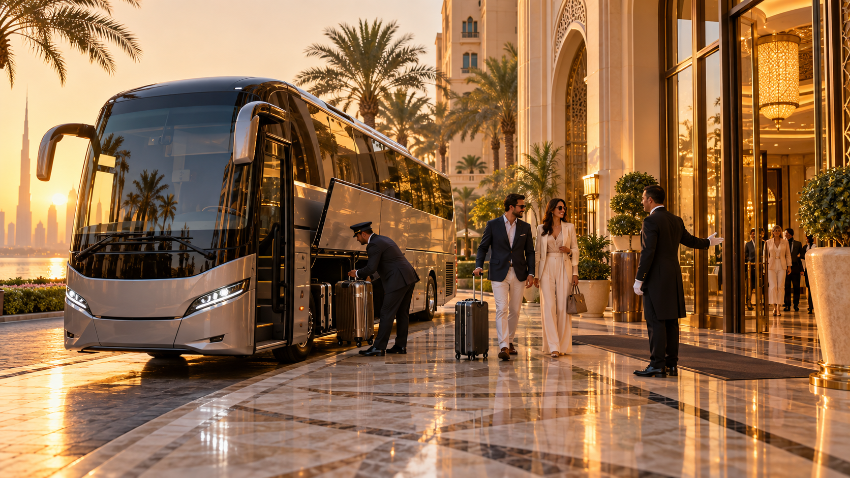Luxury Coach Hire in Dubai