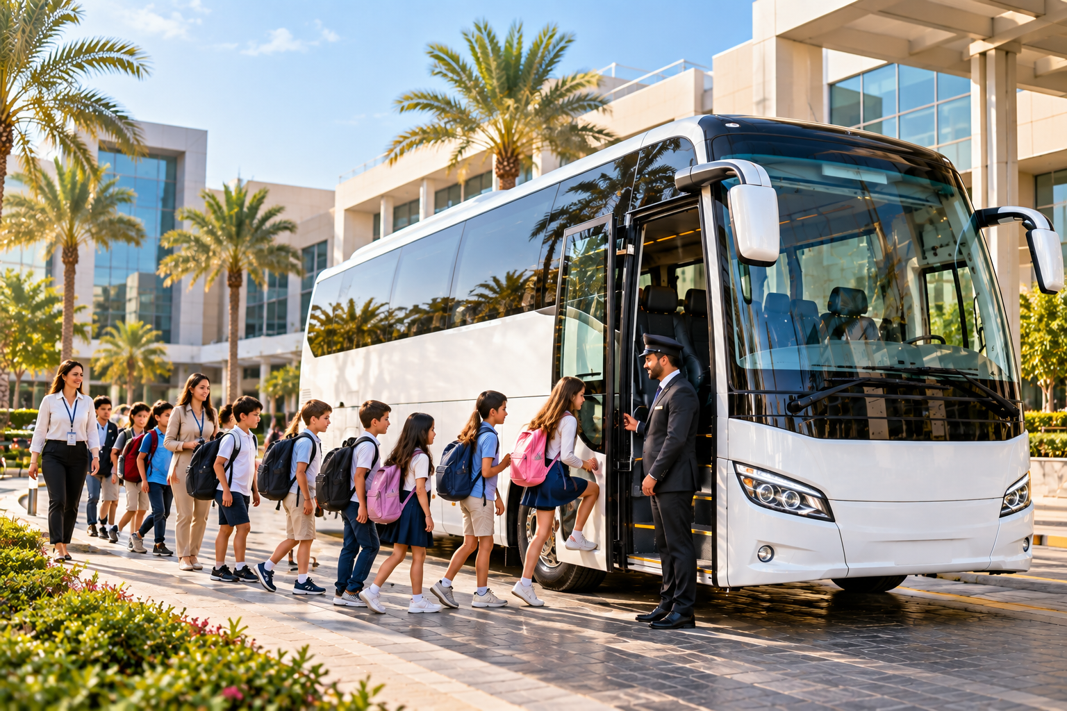 School Trip Bus Hire in Dubai